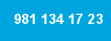 981 134 17 23 981 134 17 23